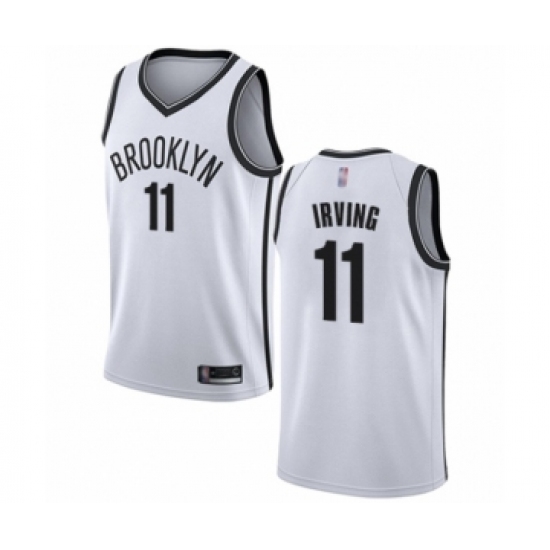 Women's Brooklyn Nets 11 Kyrie Irving Swingman White Basketball Jersey - Association Edition