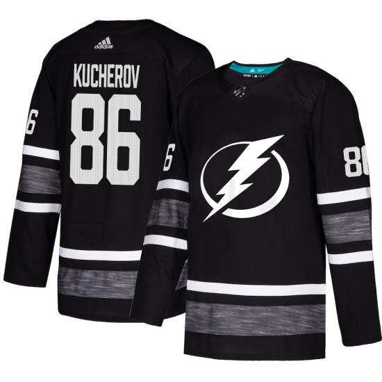 Men's Adidas Tampa Bay Lightning 86 Nikita Kucherov Black 2019 All-Star Game Parley Authentic Stitched NHL Jersey