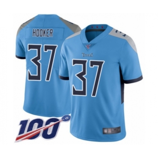 Youth Tennessee Titans 37 Amani Hooker Light Blue Alternate Vapor Untouchable Limited Player 100th Season Football Jersey