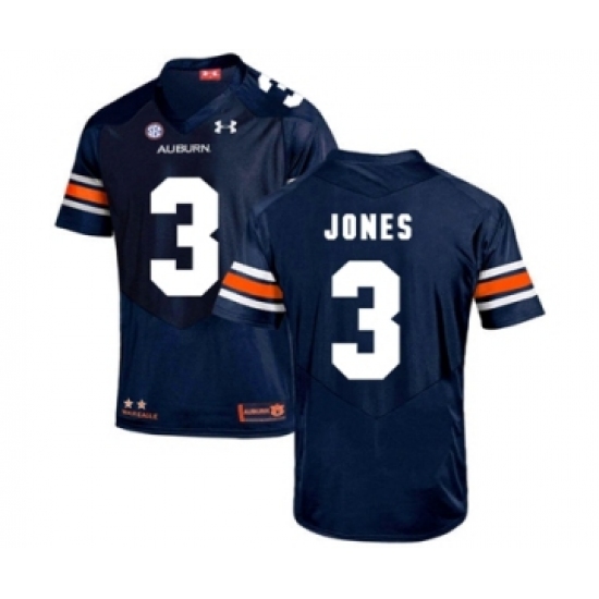 Auburn Tigers 3 Jonathan Jones Navy College Football Jersey