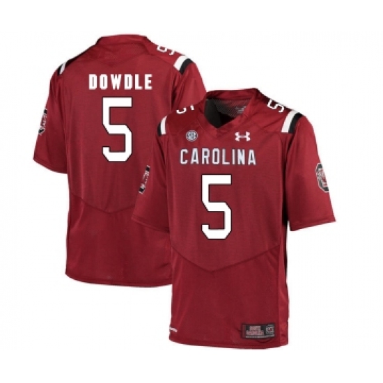 South Carolina Gamecocks 5 Rico Dowdle Red College Football Jersey