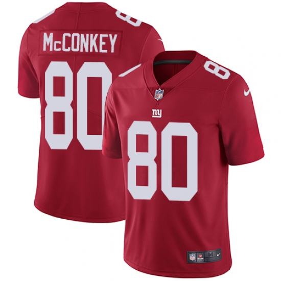 Men's Nike New York Giants 80 Phil McConkey Red Alternate Vapor Untouchable Limited Player NFL Jersey