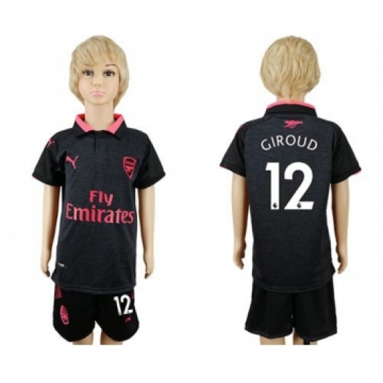 Arsenal 12 Giroud Sec Away Kid Soccer Club Jersey