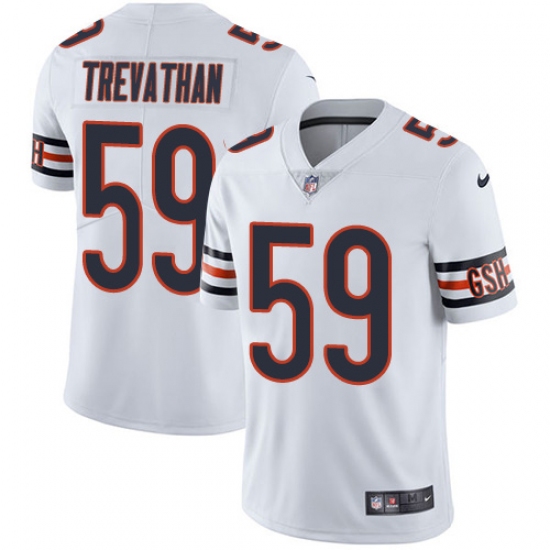 Youth Nike Chicago Bears 59 Danny Trevathan White Vapor Untouchable Limited Player NFL Jersey