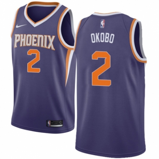 Youth Nike Phoenix Suns 2 Elie Okobo Swingman Purple NBA Jersey - Icon Edition