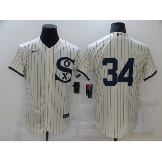 Men's Chicago White Sox 34 Michael Kopech Cream Elite 2021 Field of Dreams Jersey