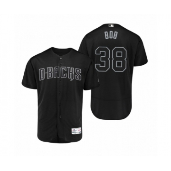 Men's Diamondbacks 38 Robbie Ray Bob Black 2019 Players Weekend Authentic Jersey