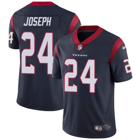 Youth Nike Houston Texans 24 Johnathan Joseph Elite Navy Blue Team Color NFL Jersey