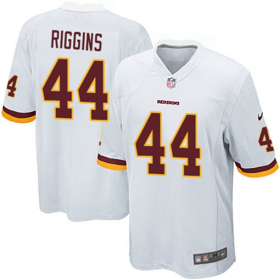 Men's Nike Washington Redskins 44 John Riggins Game White NFL Jersey