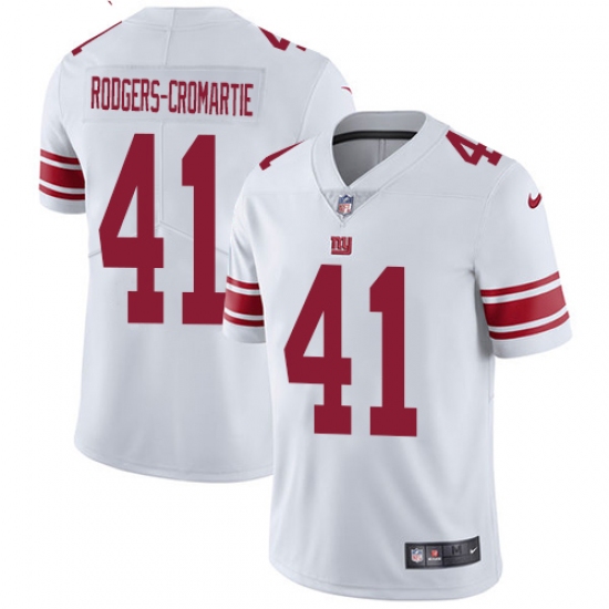 Men's Nike New York Giants 41 Dominique Rodgers-Cromartie White Vapor Untouchable Limited Player NFL Jersey