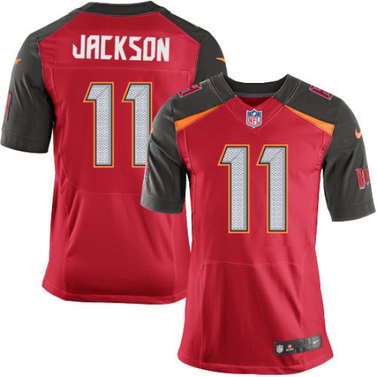 Men's Nike Tampa Bay Buccaneers 11 DeSean Jackson Elite Red Team Color NFL Jersey