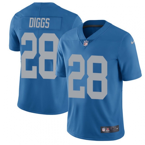 Youth Nike Detroit Lions 28 Quandre Diggs Limited Blue Alternate Vapor Untouchable NFL Jersey