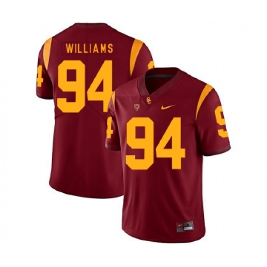 USC Trojans 94 Leonard Williams Red College Football Jersey