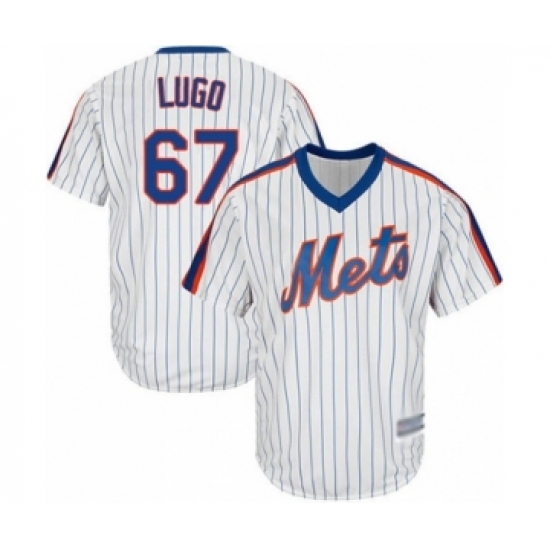 Youth New York Mets 67 Seth Lugo Authentic White Alternate Cool Base Baseball Player Jersey