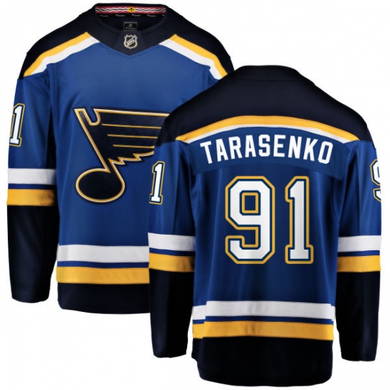 Youth St. Louis Blues 91 Vladimir Tarasenko Fanatics Branded Royal Blue Home Breakaway NHL Jersey