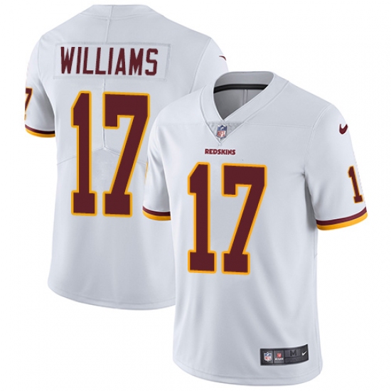 Men's Nike Washington Redskins 17 Doug Williams White Vapor Untouchable Limited Player NFL Jersey