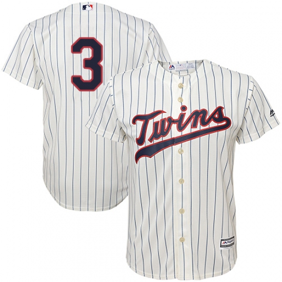 Youth Majestic Minnesota Twins 3 Harmon Killebrew Replica Cream Alternate Cool Base MLB Jersey