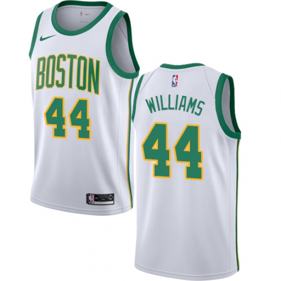 Men's Nike Boston Celtics 44 Robert Williams Swingman White NBA Jersey - City Edition