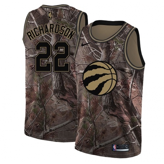 Youth Nike Toronto Raptors 22 Malachi Richardson Swingman Camo Realtree Collection NBA Jersey