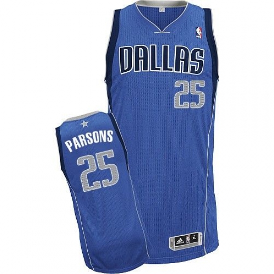 Revolution 30 Mavericks 25 Chandler Parsons Sky Blue Stitched NBA Jersey