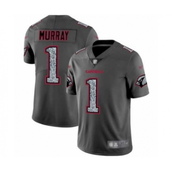 Men's Arizona Cardinals 1 Kyler Murray Limited Gray Static Fashion Football Jersey