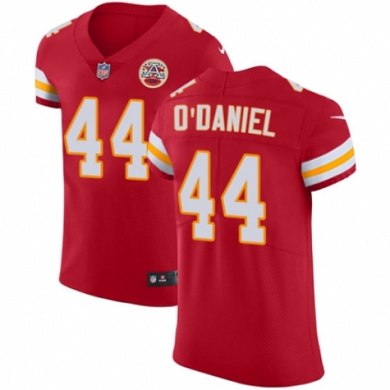 Men's Nike Kansas City Chiefs 44 Dorian O'Daniel Red Team Color Vapor Untouchable Elite Player NFL Jersey