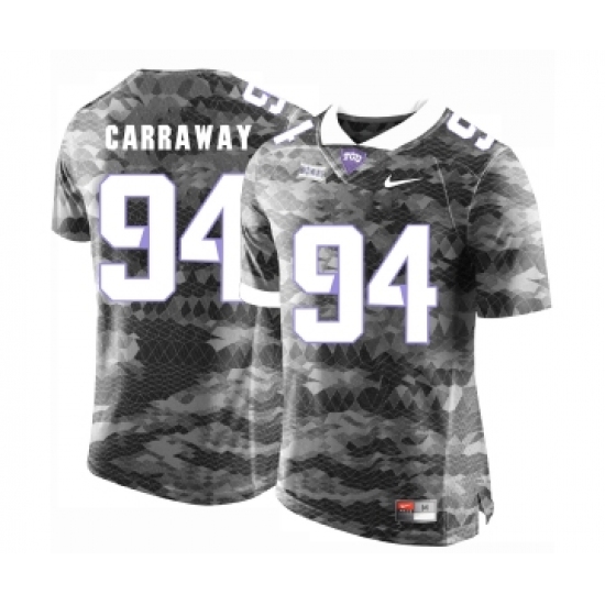 TCU Horned Frogs 94 Josh Carraway Gray College Football Limited Jersey