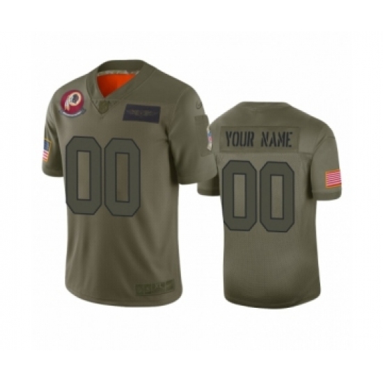 Men's Washington Redskins Customized Camo 2019 Salute to Service Limited Jersey