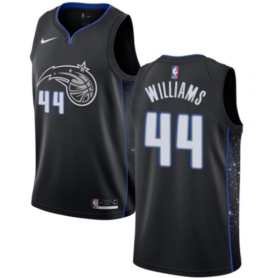 Youth Nike Orlando Magic 44 Jason Williams Swingman Black NBA Jersey - City Edition