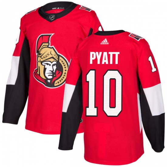 Youth Adidas Ottawa Senators 10 Tom Pyatt Authentic Red Home NHL Jersey