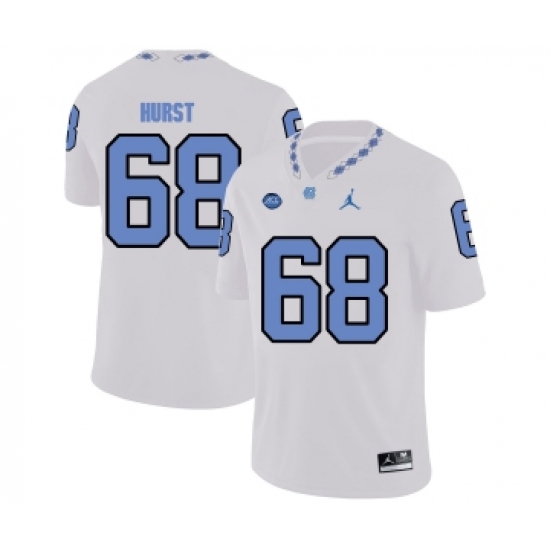 North Carolina Tar Heels 68 James Hurst White College Football Jersey