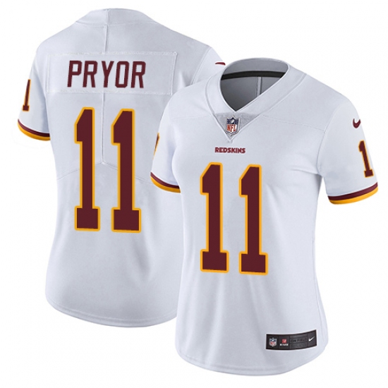 Women's Nike Washington Redskins 11 Terrelle Pryor White Vapor Untouchable Limited Player NFL Jersey