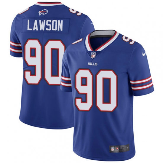 Men's Nike Buffalo Bills 90 Shaq Lawson Royal Blue Team Color Vapor Untouchable Limited Player NFL Jersey