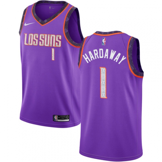 Women's Nike Phoenix Suns 1 Penny Hardaway Swingman Purple NBA Jersey - 2018 19 City Edition