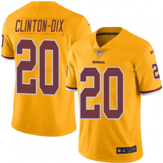 Youth Nike Washington Redskins 20 Ha Clinton-Dix Limited Gold Rush Vapor Untouchable NFL Jersey