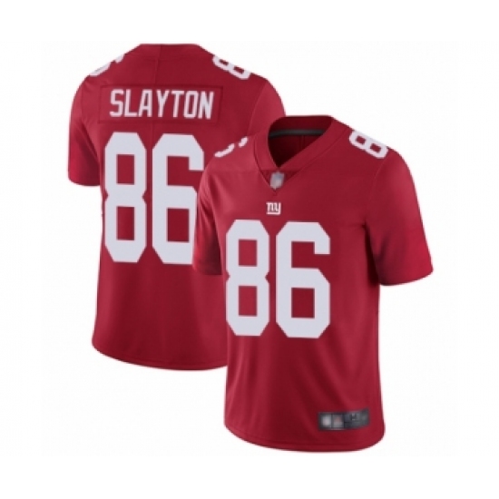 Men's New York Giants 86 Darius Slayton Red Alternate Vapor Untouchable Limited Player Football Jersey