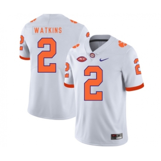 Clemson Tigers 2 Sammy Watkins White Nike College Football Jersey