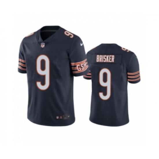 Men's Chicago Bears 9 Jaquan Brisker Navy Vapor untouchable Limited Stitched Jersey