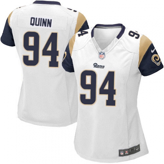 Women's Nike Los Angeles Rams 94 Robert Quinn Game White NFL Jersey