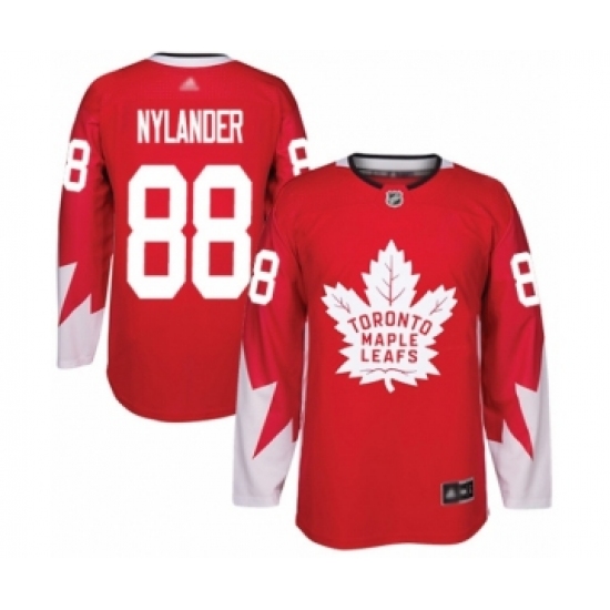 Youth Toronto Maple Leafs 88 William Nylander Authentic Red Alternate Hockey Jersey