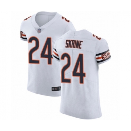 Men's Chicago Bears 24 Buster Skrine White Vapor Untouchable Elite Player Football Jersey