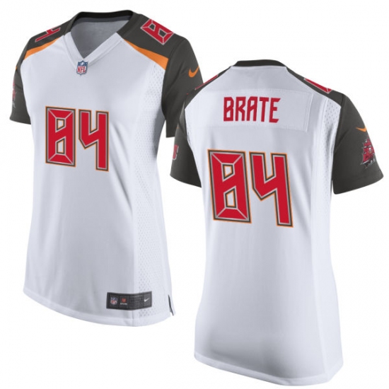 Women's Nike Tampa Bay Buccaneers 84 Cameron Brate Game White NFL Jersey