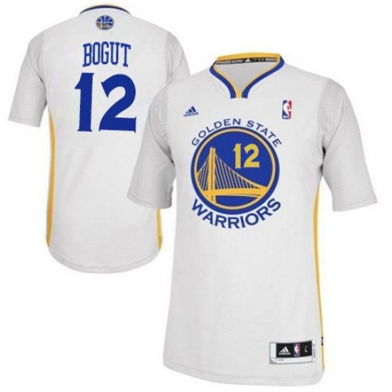 Revolution 30 Warriors 12 Andrew Bogut White Alternate Stitched NBA Jersey