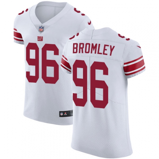 Men's Nike New York Giants 96 Jay Bromley White Vapor Untouchable Elite Player NFL Jersey