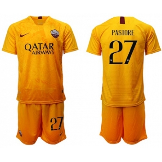 Roma 27 Pastore Third Soccer Club Jersey