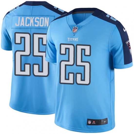 Youth Nike Tennessee Titans 25 Adoree' Jackson Elite Light Blue Team Color NFL Jersey