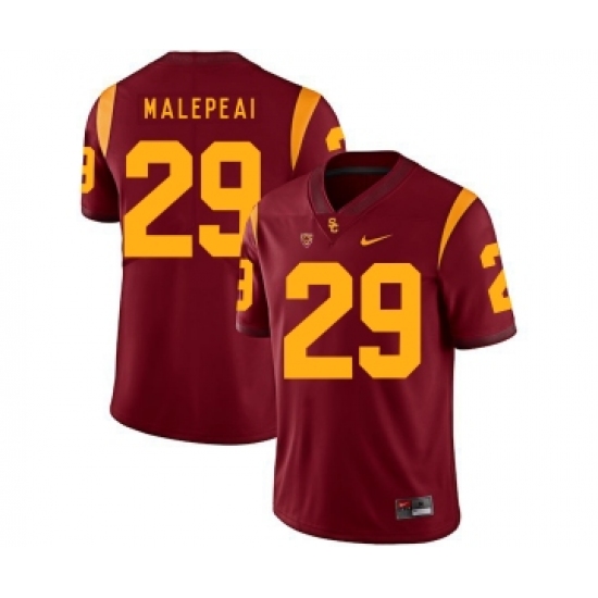 USC Trojans 29 Vavae Malepeai Red College Football Jersey