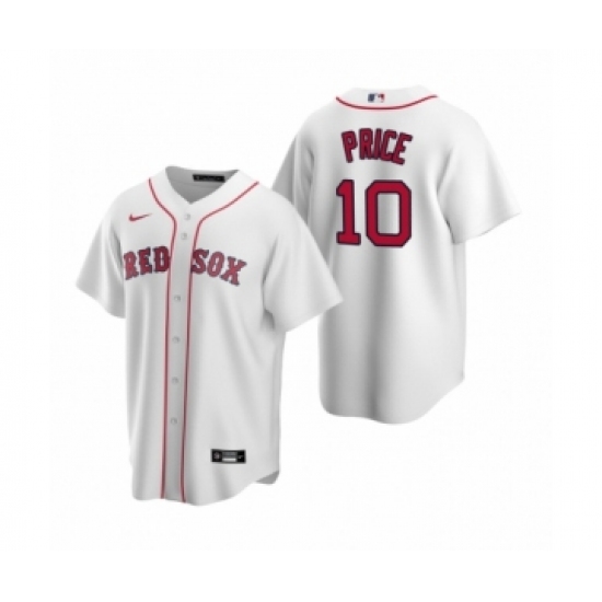 Youth Boston Red Sox 10 David Price Nike White Replica Home Jersey