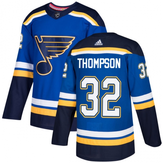 Youth Adidas St. Louis Blues 32 Tage Thompson Premier Royal Blue Home NHL Jersey