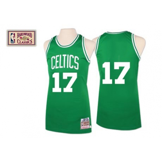 Men's Mitchell and Ness Boston Celtics 17 John Havlicek Swingman Green Throwback NBA Jersey